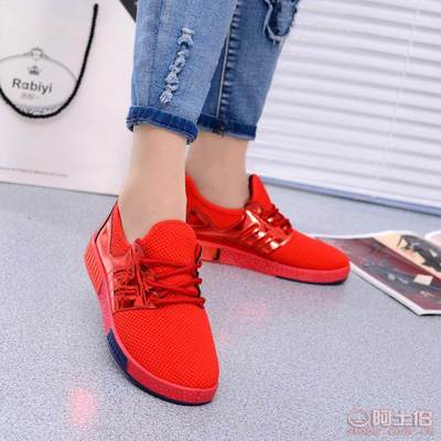 2016秋季新款爆米花女鞋 時尚休閑小紅鞋，三色板鞋盡顯潮流風采